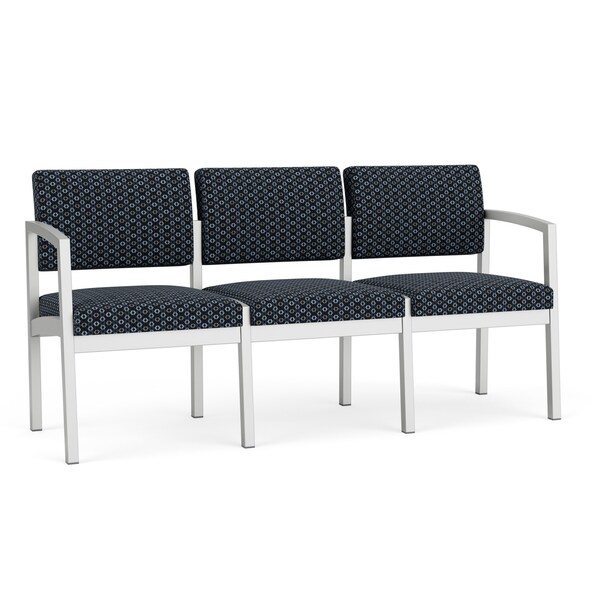 Lesro Lenox 3 Seat Tandem Seating W/ No Center Arms, 64.5 in W 24.5 in L 32 in H LS3101 - main